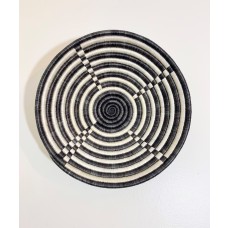 Sisal Rwanda basket white/grey - 25cm