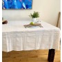 Square simply natural tablecloth