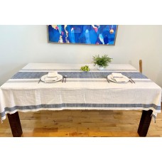 Grande nappe de Table Gondara - bleu